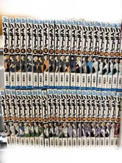 ハイキュー‼︎ 全巻45巻セット (孤爪研磨、黒尾鉄朗アクキーおまけ付き