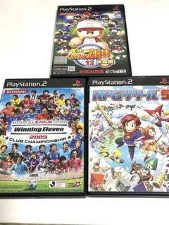【動作確認済み】PS2ソフト 3本セット KONAMI