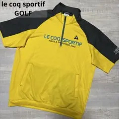 ルコックスポルティフゴルフ★中厚手ストレッチ★ハーフジップ【メンズ サイズ3L】