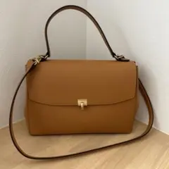 【美品】Mila Owen ミラ オーウェン　バッグ 2WAY キャメルのサムネイル