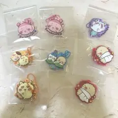 ちいかわグミ3 ラバーマスコット　モモンガ古本屋ラッコシーサーくりまんじゅう