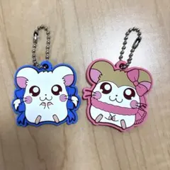 マフラーちゃん りぼんちゃん ラバーマスコット キーホルダー とっとこハム太郎