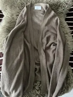 LINIFICIO ベージュ カーディガン