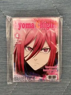 ブルーロック　文房具カフェ　マガジンモチーフアクリルブロック　千切豹馬