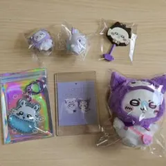 ちいかわ×サンリオ モモンガ クロミ マスコット ぬいぐるみ まとめ売り