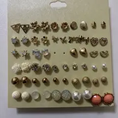 ピアス 29セット　リボン　ハート　お花　バラ売り可能‼️