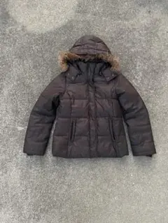 骨*商様 ファー付き　ダウンジャケット　光沢　Y2K お兄系　グランジ　ギャル男