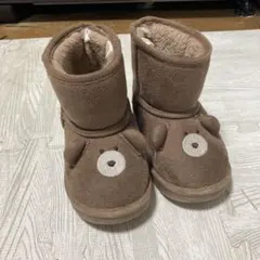 キッズ ベビー ブーツ クマ 15.0 韓国 もこもこ ムートン あったか
