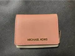MICHEAL KORS 三つ折財布 ピンクのサムネイル