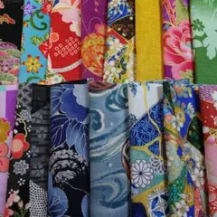 20✕10cmサイズ和柄生地ハギレ15枚セット（24）