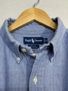 Ralph Lauren Blake XL ヘリンボーン 長袖シャツ