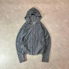 00s archive slim zip parka お兄系 平成 ベロア