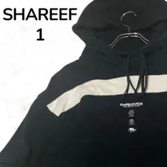 【人気】SHAREEF パーカー BIG HOODIE gameover 黒 1のサムネイル
