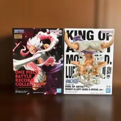モンキー・D・ルフィ 「ワンピース」 フィギュ2個セット