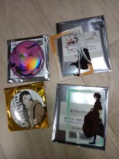 文豪ストレイドッグス　缶バッジ、アクリルカードセット