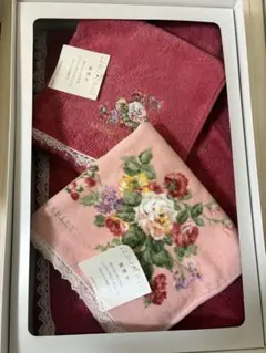 ローラアシュレイ　LAURA ASHLEY ヘッドスカーブスタオルセット 3枚