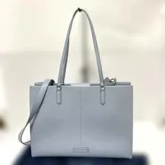 Cole Haan コールハーン 2WAY トートバッグ ライトブルー 中古