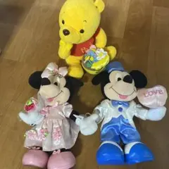 ミッキーミニープーぬいぐるみセット
