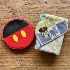 ミッキーマウス⭐︎コインケース　ハンカチタオル