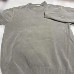 BAYFLOW グレー ニットセーター クルーネック