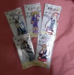 一番くじ　銀魂　銀魂展　ラバースタンド　5種セット