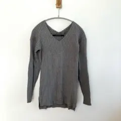 イェッカヴェッカ　リブニット　グレー