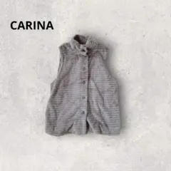 フェイクファーベスト フロントボタン ふわふわ 秋冬コーデ アウター ハイネック