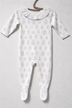 baby Diorホワイトロンパース フリル付き