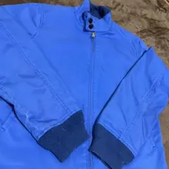beams 青色 ジッパー付き スタンドカラー ジャンパーのサムネイル