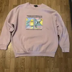 H-rem/museum M ピンク トレーナー