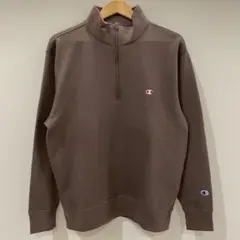 チャンピオン XLサイズ チョコレート ハーフジップスウェット C3-B020