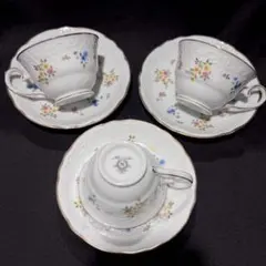 廃盤レア品　ノリタケ　NORITAKE 散らし花　カップ　ソーサー　小花