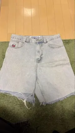 Polar skate co BIG BOY デニムショートパンツ ライトブルー