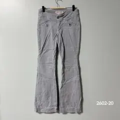 GUESS JEANS Y2K フレアパンツ ベルボトム グレー 27
