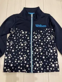 キッズ☆子供ジャージ上のみ　Wilson 星柄 ジャージ 120