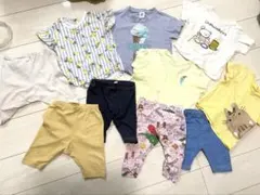 【80夏服•半袖】10着まとめ売り•女の子/デビロック•GUなど/保育園着に！