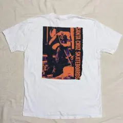 サンタクルーズ プリントTシャツ メンズL 白 スケボー