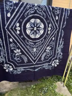藍染古布　マルチカバー　ハンドメイド 藍染古布 マルチカバー ハンドメイド 楽天市場】藍染マルチ