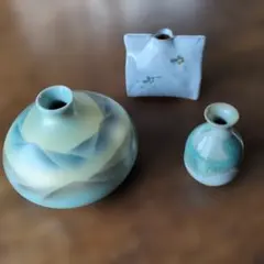 陶器製花瓶 3個
