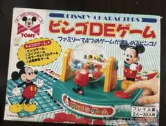3F 【昭和レトロ】TOMY ミッキーマウス ビンゴパーティー ビンゴマシン