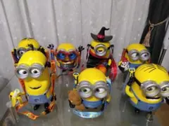 新品に近い・超美品【ユニバミニオン ポップコーン　バケツ　画像のお品7点すべて】