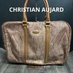 CHRISTIAN AUJARDペイズリー ビジネスバッグ