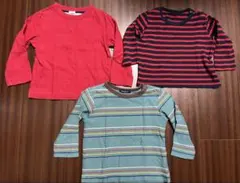 【3枚】長袖：ロンT：ロンティ：80センチ：ユニクロ：GAP：moujonjon