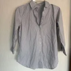 UNIQLO ストライプ 長袖シャツ M