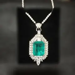 テニスネックレス8カラットペリドットネックレス