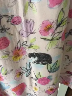【ポール&ジョーシスター】 猫ちゃん　花柄　スカートのサムネイル