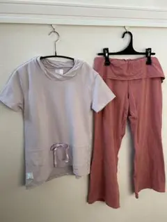 Relax Half Wings セットアップ M 薄紫色とピンク