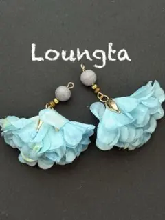 5点で450円引き ハンドメイドピアス 樹脂ピアス フリンジピアス タッセル