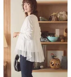 アメリカンホリック　チュールドッキングカットプルオーバー