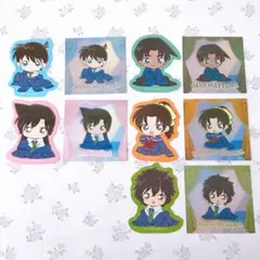 名探偵コナン　ちぢませ隊ステッカーコレクション2 工藤新一　毛利蘭　服部平次など